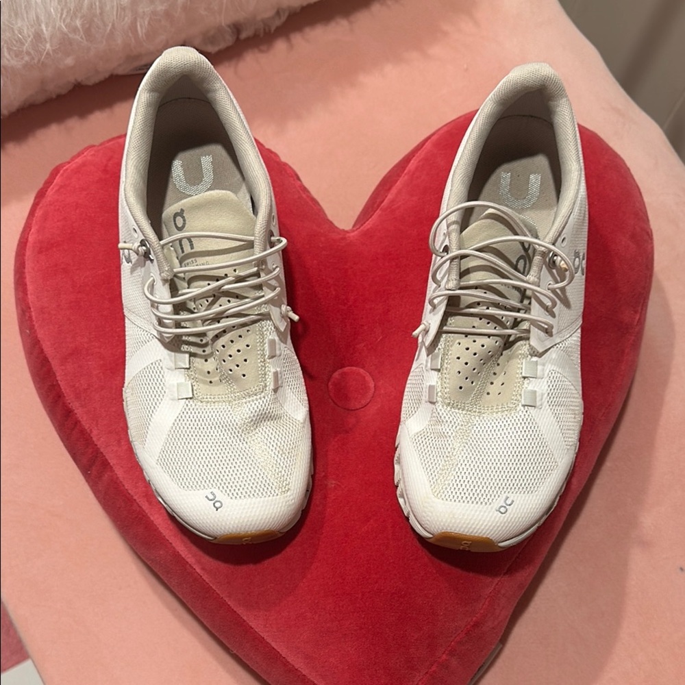 On Running Women's White Athletic Shoes